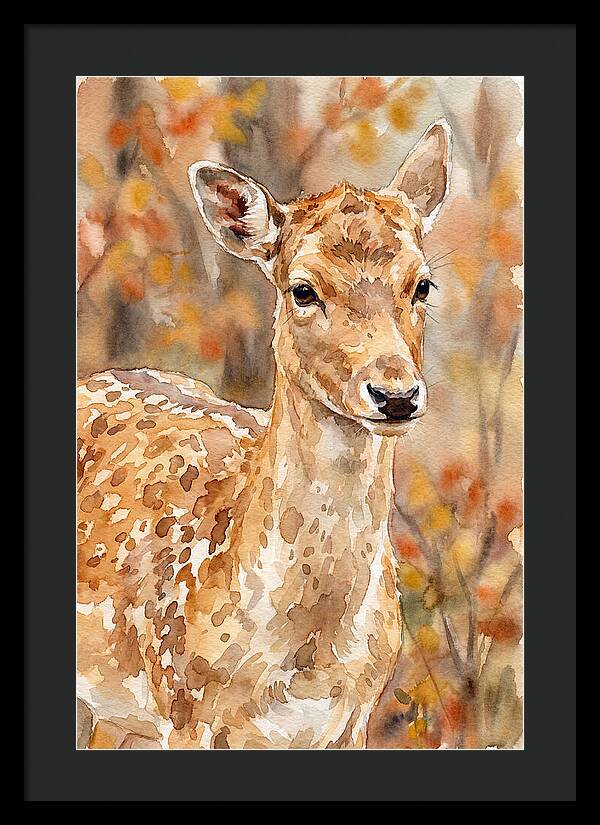 Fallow Deer In Autumn Hues