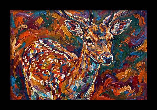 Fallow Deer In Vibrant Colors