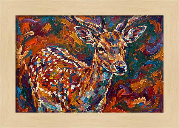 Fallow Deer In Vibrant Colors