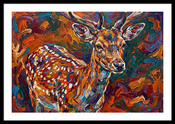 Fallow Deer In Vibrant Colors