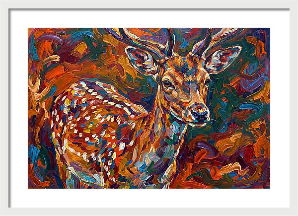 Fallow Deer In Vibrant Colors