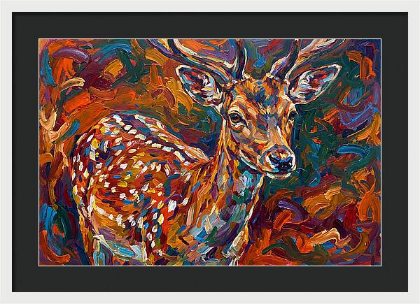 Fallow Deer In Vibrant Colors