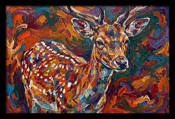 Fallow Deer In Vibrant Colors