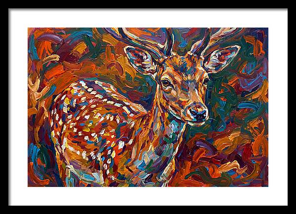 Fallow Deer In Vibrant Colors
