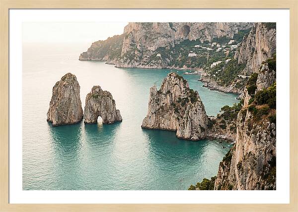 Faraglioni Sea Stacks At Capri