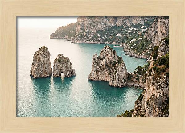 Faraglioni Sea Stacks At Capri