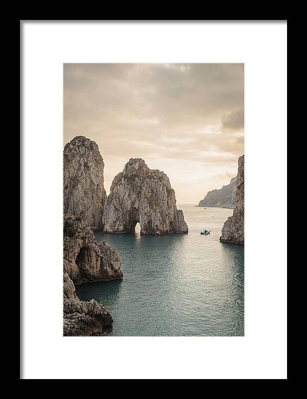 Faraglioni Sea Stacks At Dusk