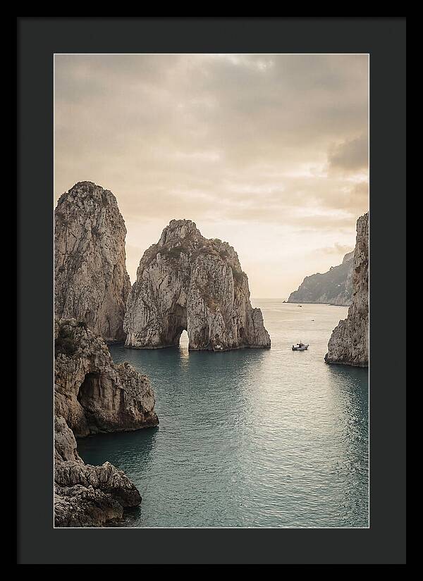 Faraglioni Sea Stacks At Dusk