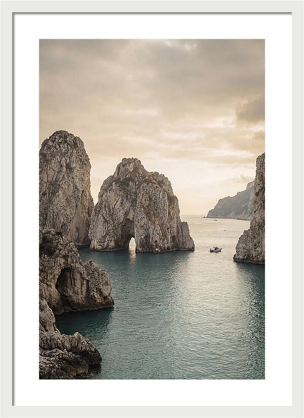 Faraglioni Sea Stacks At Dusk