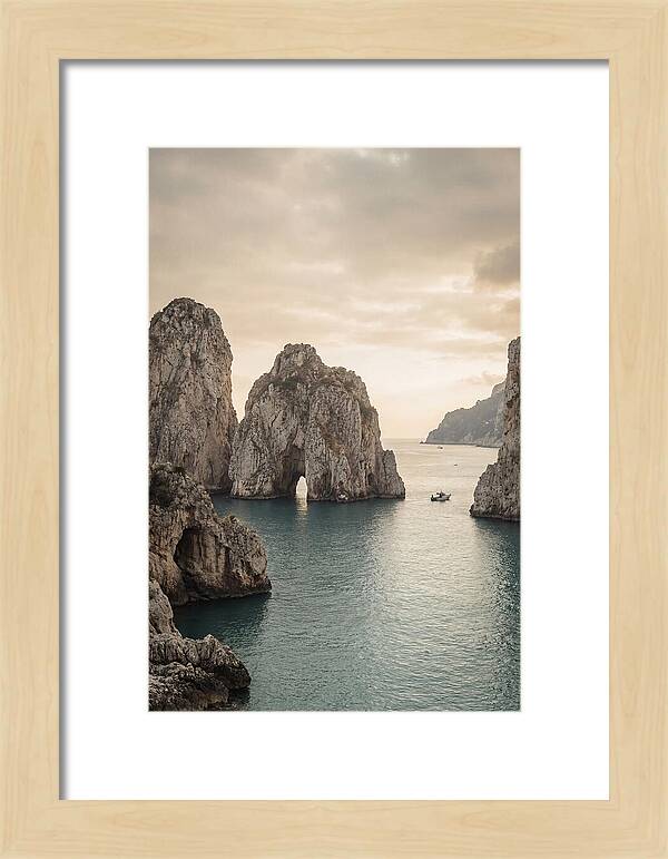 Faraglioni Sea Stacks At Dusk