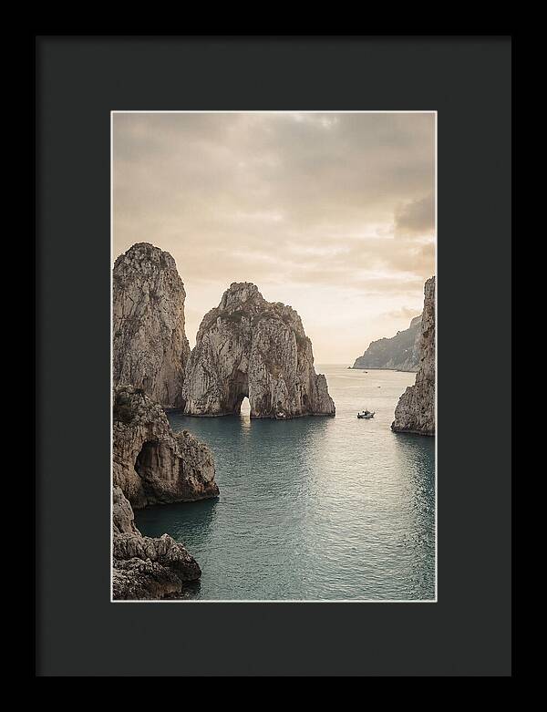 Faraglioni Sea Stacks At Dusk