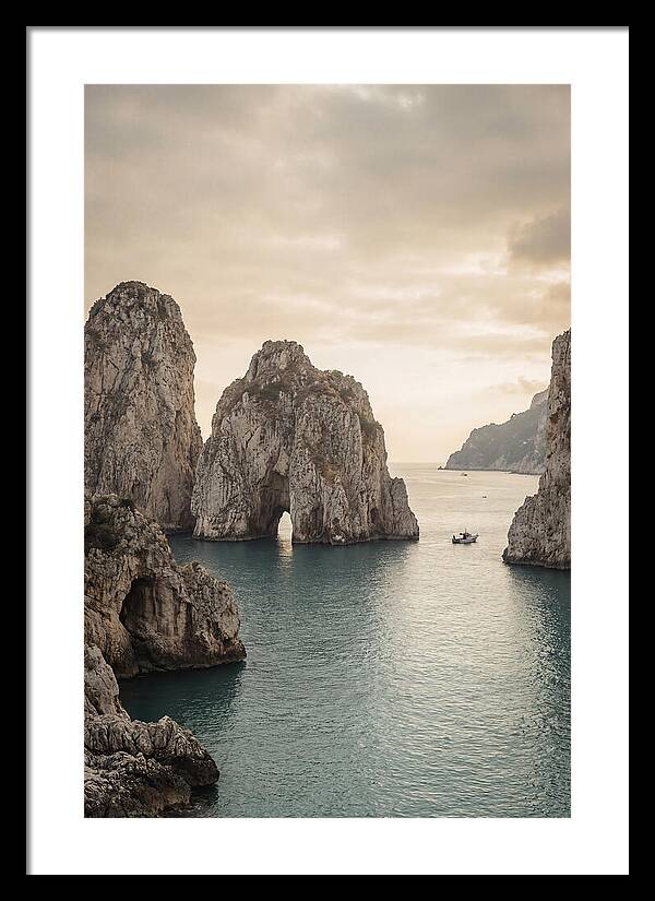 Faraglioni Sea Stacks At Dusk