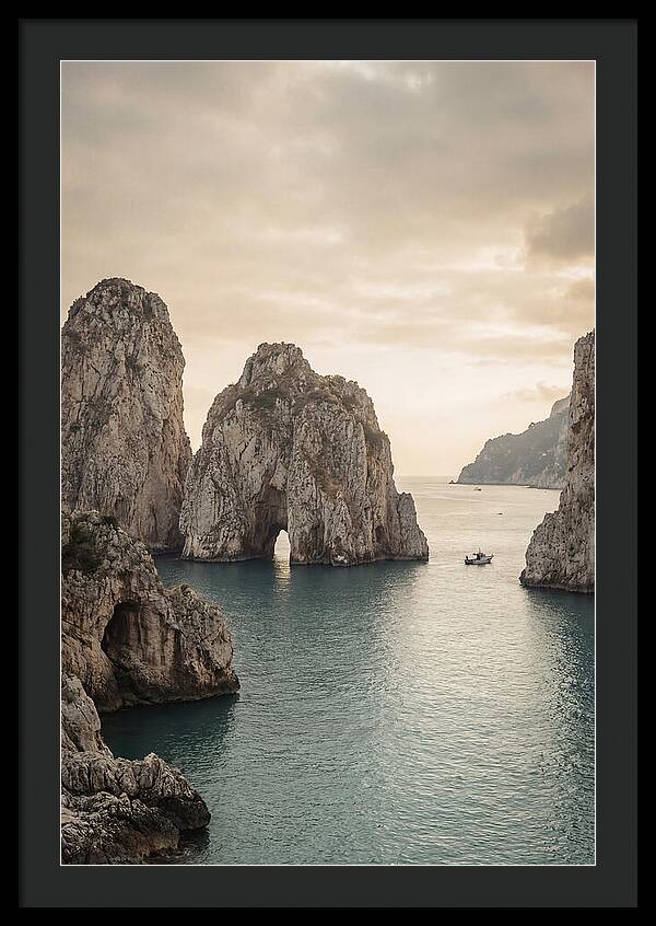 Faraglioni Sea Stacks At Dusk