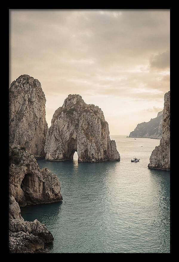Faraglioni Sea Stacks At Dusk