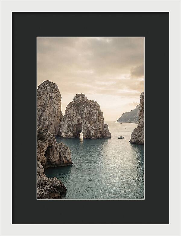 Faraglioni Sea Stacks At Dusk