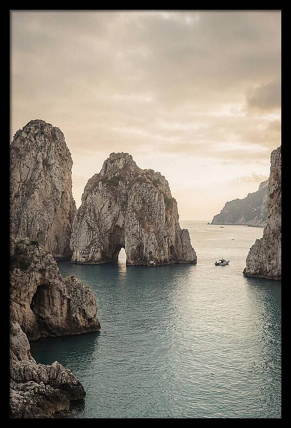 Faraglioni Sea Stacks At Dusk