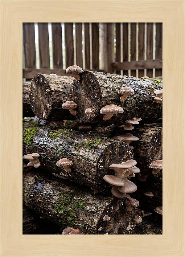 Farm Fresh Mushroom Harvest