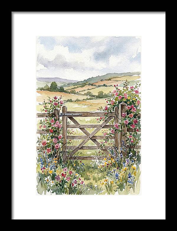 Farm Gate In Bloom