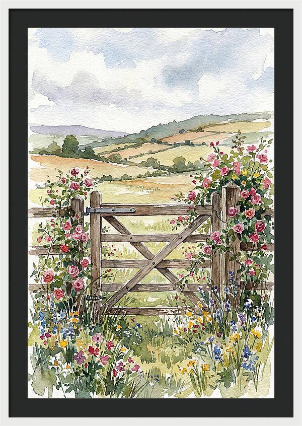 Farm Gate In Bloom