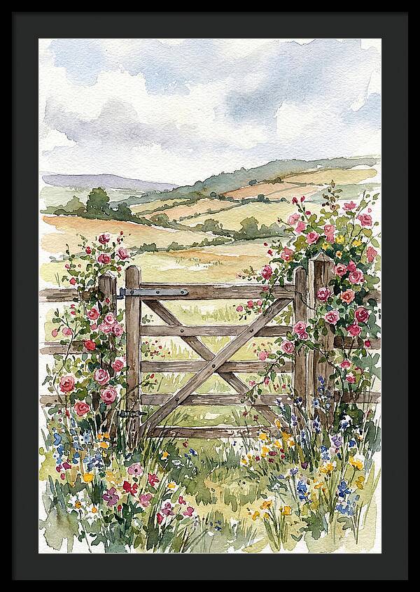 Farm Gate In Bloom