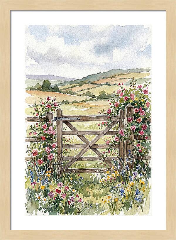 Farm Gate In Bloom
