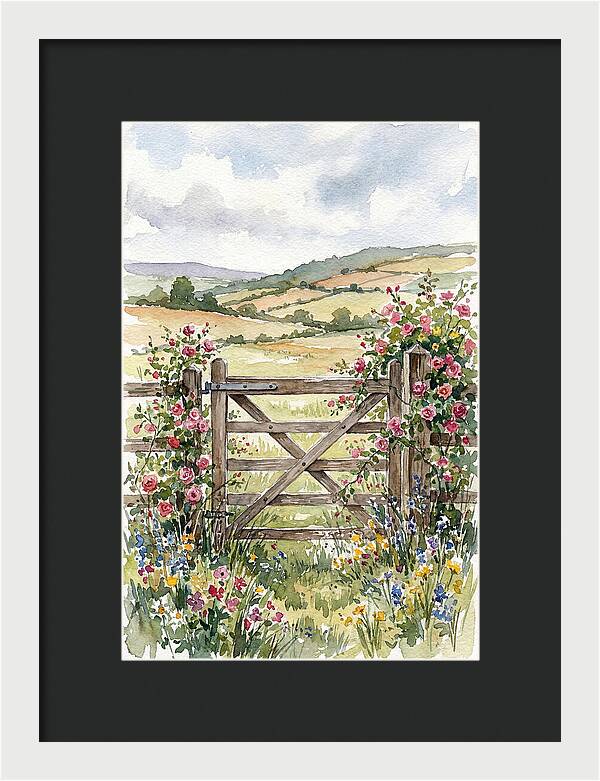 Farm Gate In Bloom