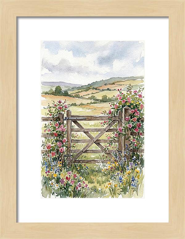 Farm Gate In Bloom