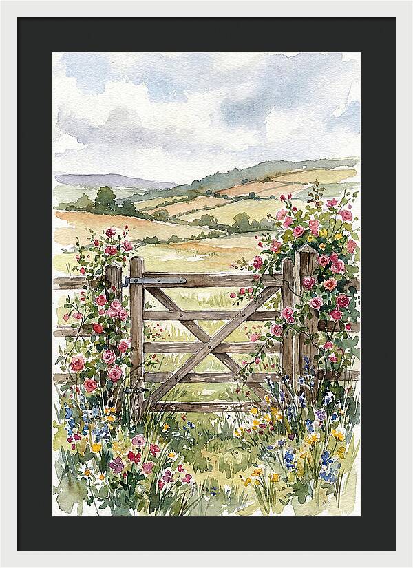 Farm Gate In Bloom