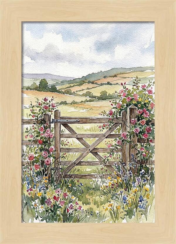 Farm Gate In Bloom