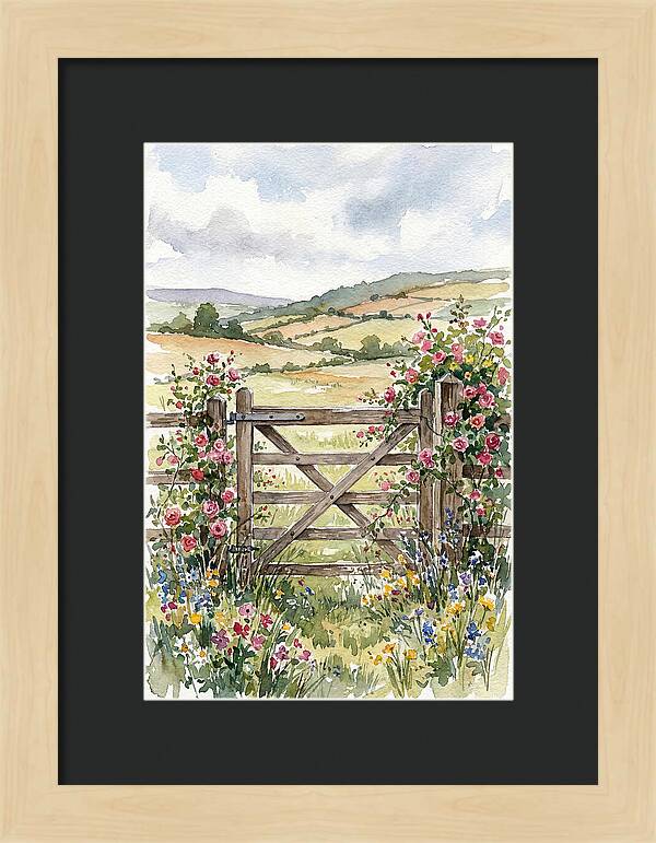Farm Gate In Bloom