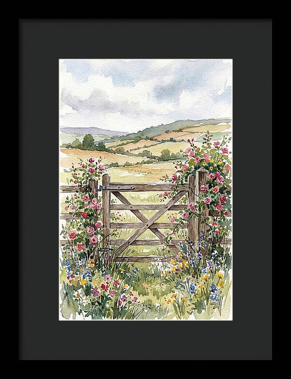 Farm Gate In Bloom