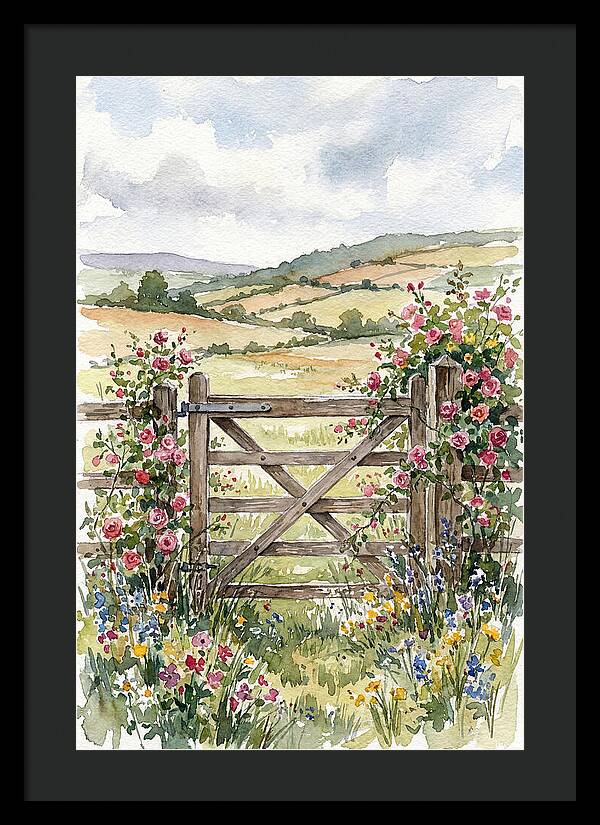 Farm Gate In Bloom