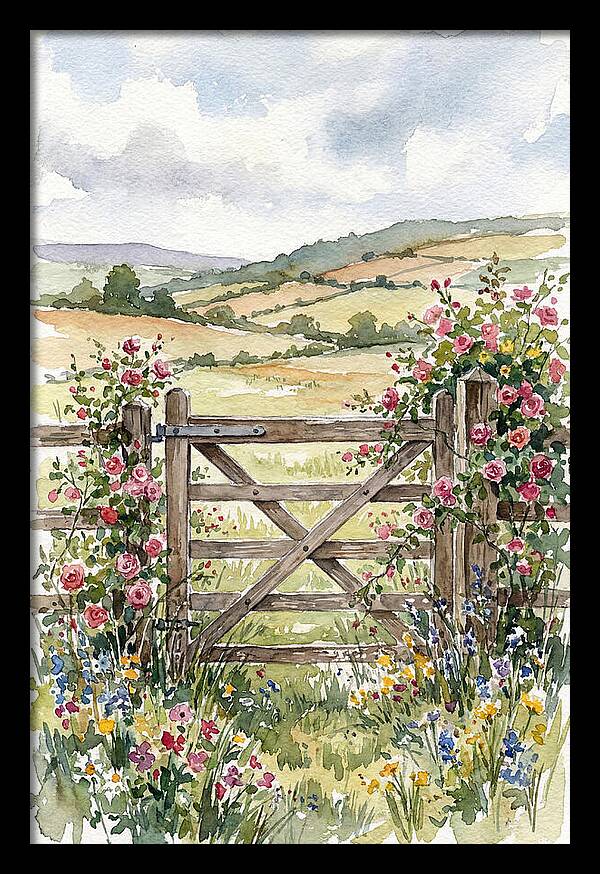 Farm Gate In Bloom