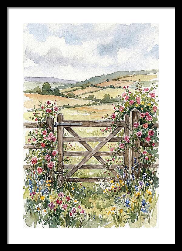 Farm Gate In Bloom