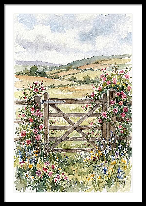 Farm Gate In Bloom