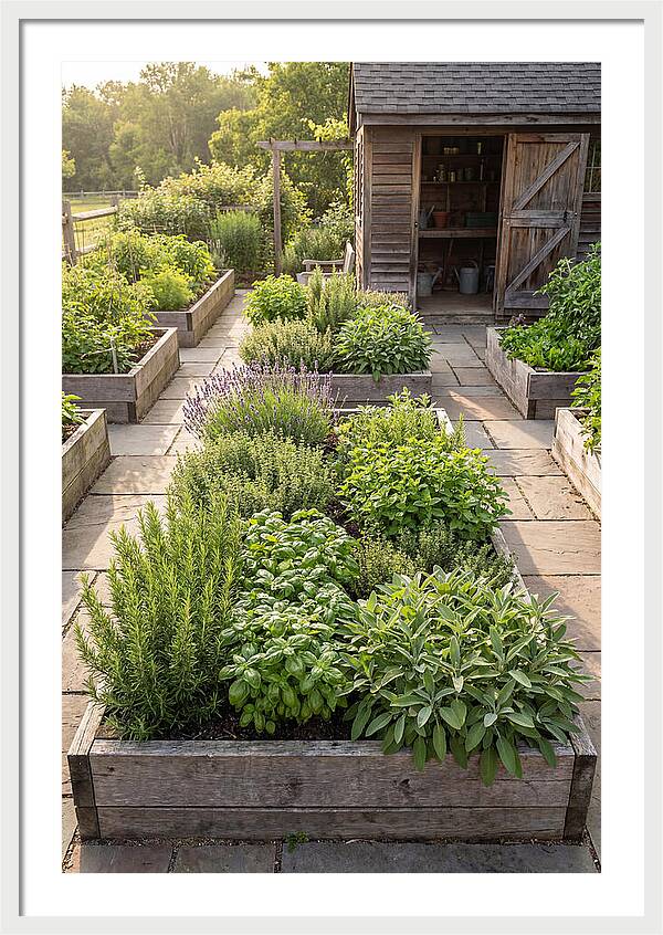 Farm Herb Garden Serenity