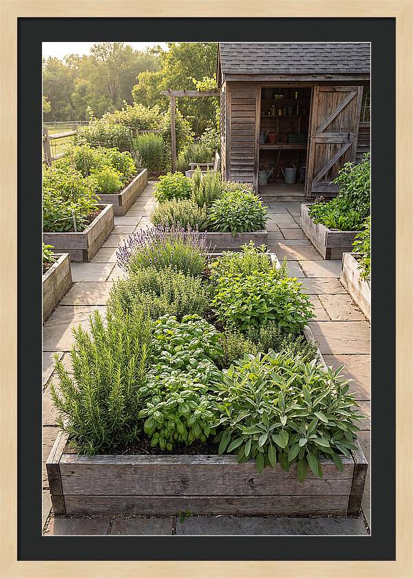 Farm Herb Garden Serenity