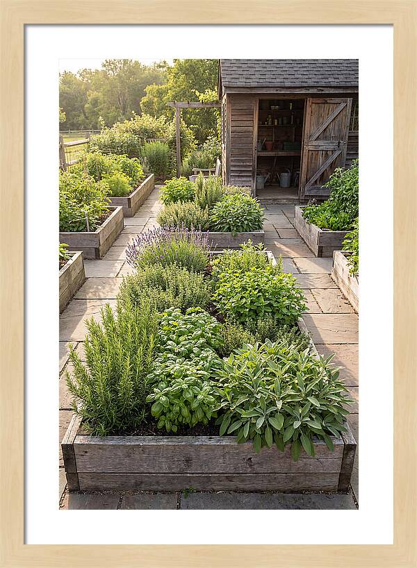Farm Herb Garden Serenity