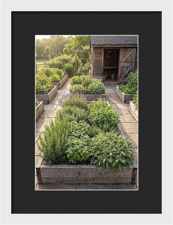 Farm Herb Garden Serenity