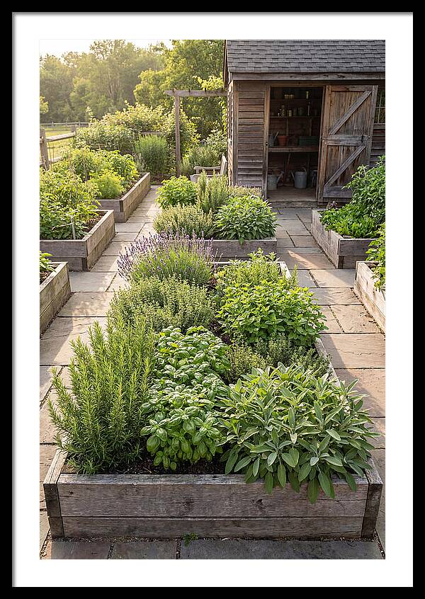 Farm Herb Garden Serenity
