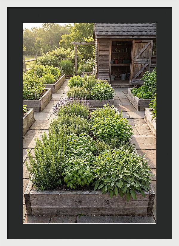 Farm Herb Garden Serenity