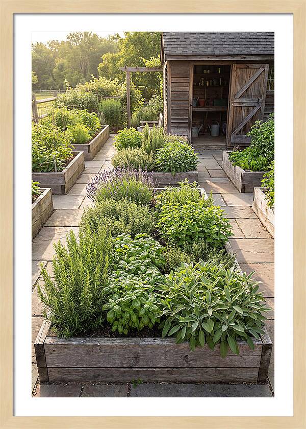 Farm Herb Garden Serenity