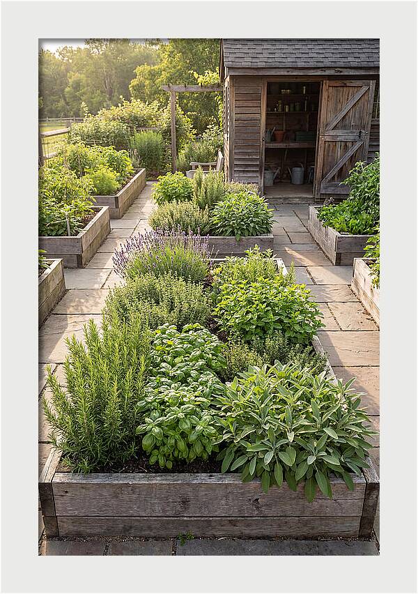 Farm Herb Garden Serenity