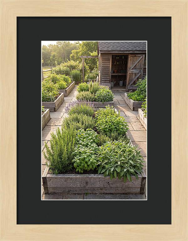 Farm Herb Garden Serenity