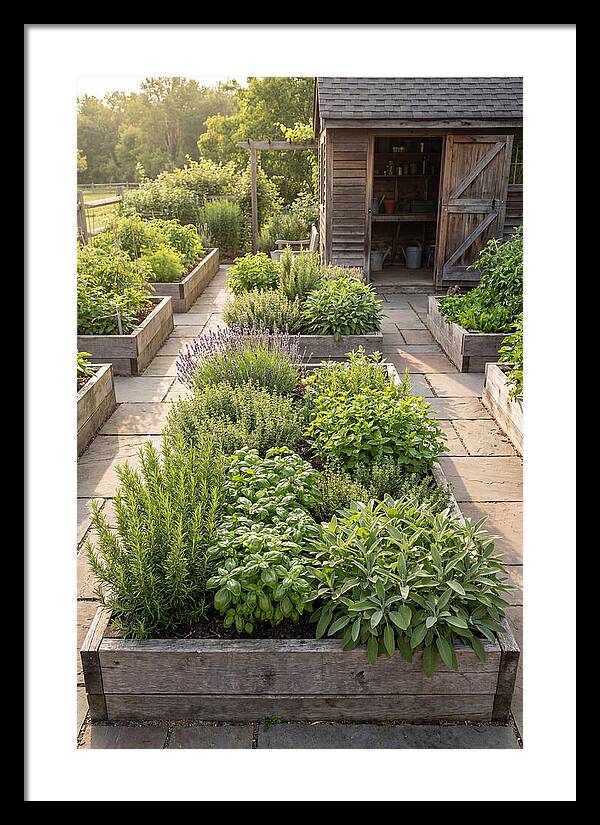 Farm Herb Garden Serenity