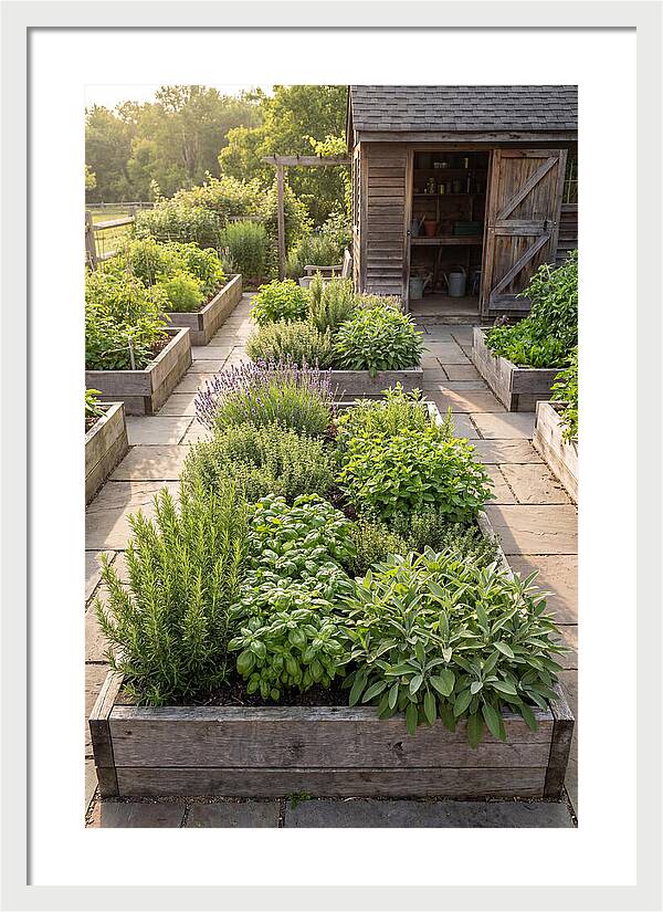 Farm Herb Garden Serenity