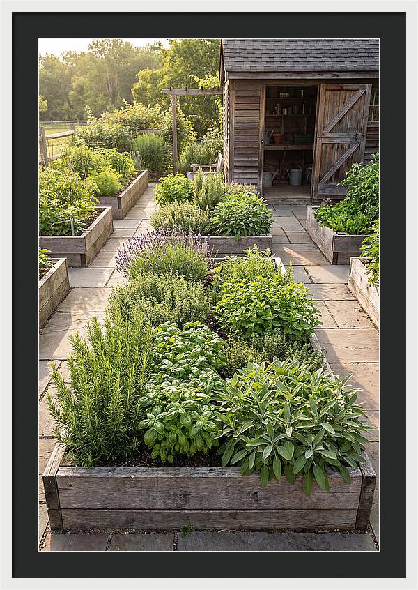 Farm Herb Garden Serenity