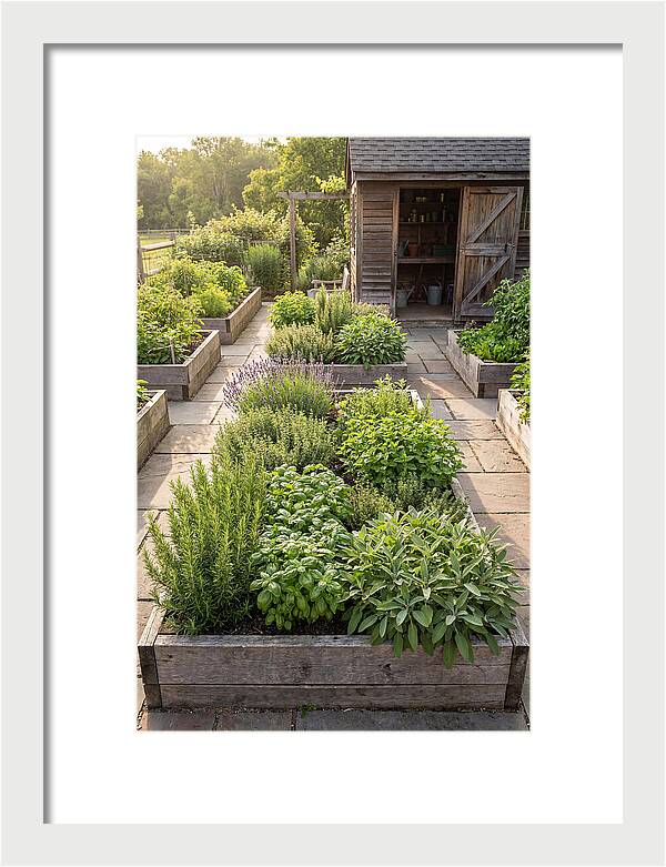 Farm Herb Garden Serenity