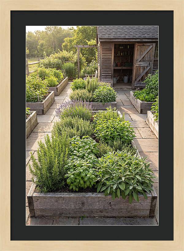 Farm Herb Garden Serenity