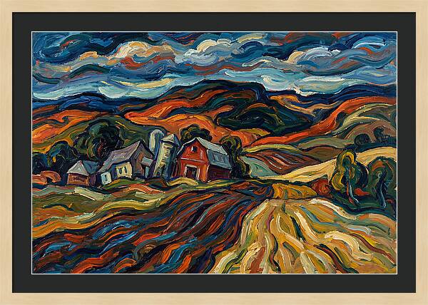 Farm Landscape Serenity